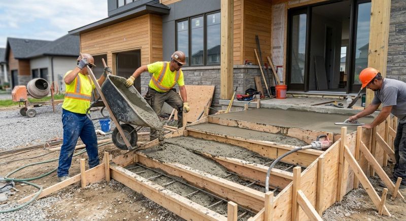 Concrete Steps Installation Service