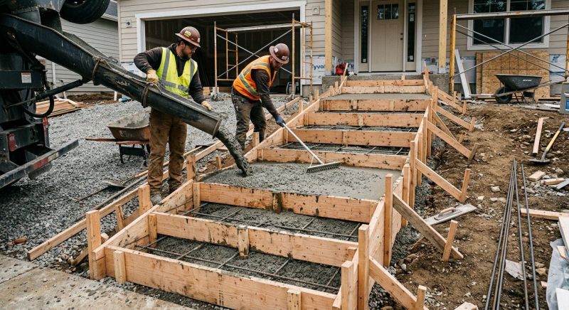Concrete Steps Installation Service